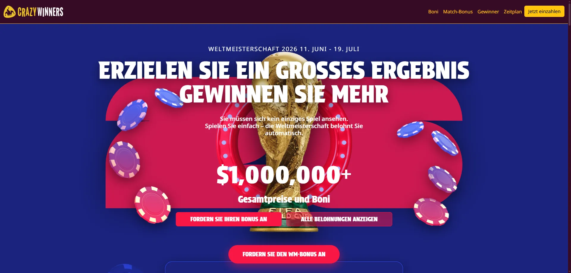 Spielerlebnis auf Tablet: Gro&szlig;es Display, gro&szlig;es Spielvergn&uuml;gen &mdash; Crazy Winners